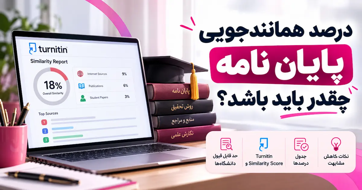 درصد همانندجویی پایان نامه چقدر باید باشد؟