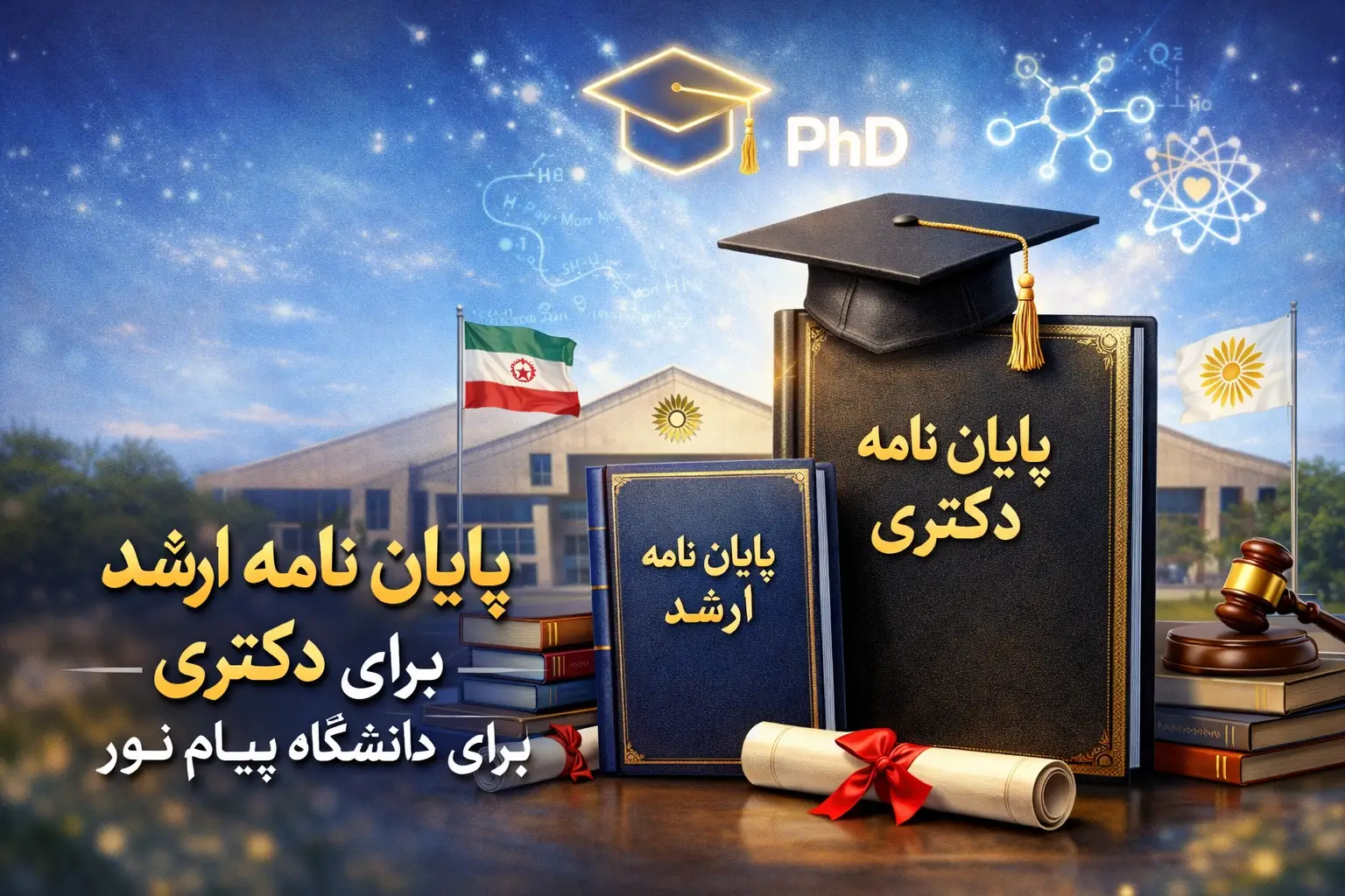 انجام پایان نامه ارشد و دکتری برای دانشگاه پیام نور